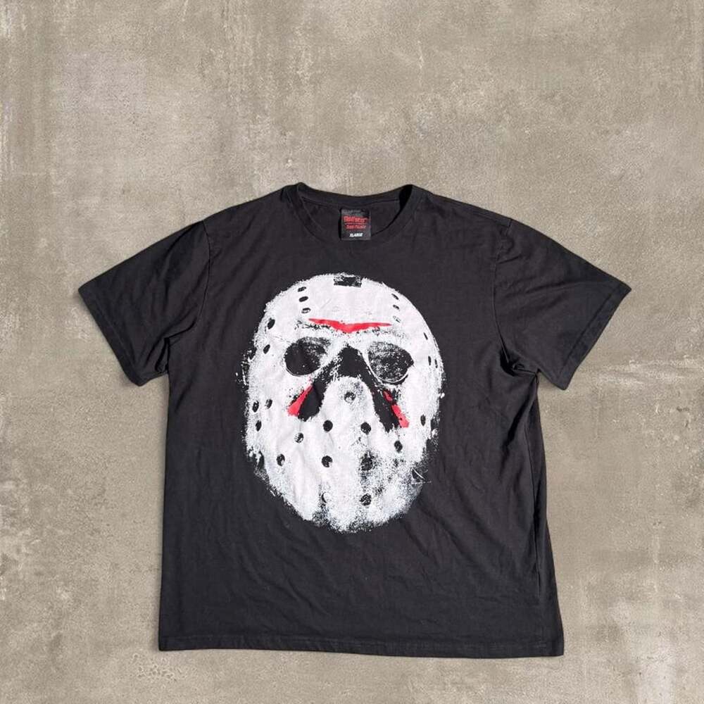 Shoe Palace Friday the 13th Jason Mask T-Shirt XL Black Horror Graphic Tee